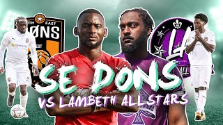 SE DONS vs LAMBETH Allstars  ‘TALKING DONE’  Sunday League Football [upl. by Lederer]