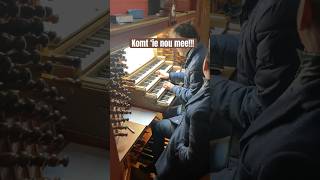 Komt ‘ie NÓU mee 😅KoekampZopie in de Laurenskerk marcodentoom orgel lachen [upl. by Sokil]