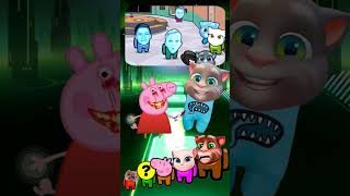 Talking Tom Vs Talking Angela Vs Talking Hank Vs Vald And Niki Vs Among Us Coffin Dance tileshop [upl. by Illoh]