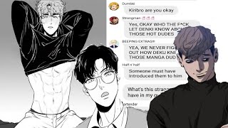 I like him Mha lyrics prank ft Manga boys The villains invading Class 1A group chat series [upl. by Drugge317]