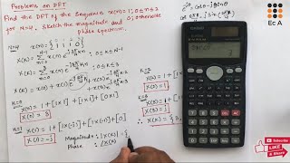 DSP5 Problem to find DFT Magnitude and phase spectrum  EC Academy [upl. by Eednarb]