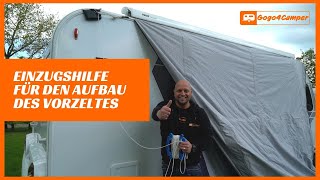 Einzugshilfe für das Vorzelt Kampa Easy Awning Pulley  Einfaches Einziehen in die Kederleiste [upl. by Anoek]