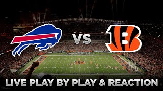 Bills vs Bengals Live Play by Play amp Reaction [upl. by Saire]