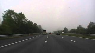 Driving On The M5 From J28 Honiton To J29 Exeter Airport England 19th August 2011 [upl. by Rufus]