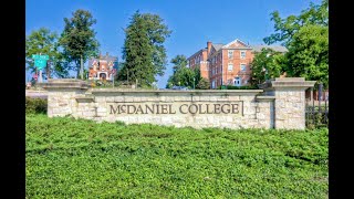 McDaniel College campus Driving amp walking tour  Westminster Maryland 4K [upl. by Aiselad855]