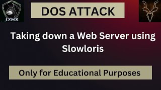 Denial of Service Attack using slowloris [upl. by Eki52]