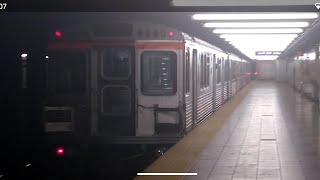 SEPTA Broad Street Subway Northbound Local Train Ride from Spring Garden Street to Allegheny Avenue [upl. by Varini]