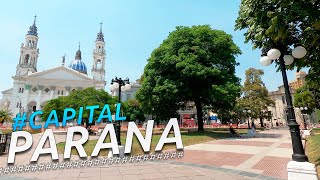 Recorriendo PARANÁ CAPITAL I ENTRE RIOS I ARGENTINA I 4K Walking Tour VLOG [upl. by Eadas]