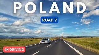 Driving in Poland 4K Road 7  October 2023 [upl. by Fadden]