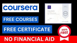 How to Get Coursera Courses for FREE with Certificates in 2024  Step by Step Guide courseraforfree [upl. by Cassilda]