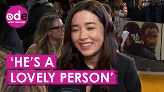 Maya Erskine on NOT Falling In Love with Donald Glover on Mr amp Mrs Smith set 😂🌹 [upl. by Arinaj501]