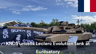 KNDS unveils Leclerc Evolution tank at Eurosatory [upl. by Aubyn]