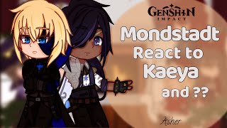 Mondstadt react to Kaeya And Khaenriah AngstNo ships Part 3 idk Genshin Impact [upl. by Krissy]