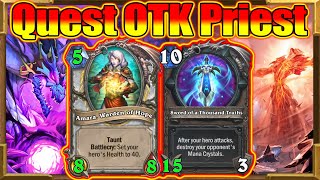 Sword of a Thousand Truths EXODIA Quest Control Priest United in Stormwind  WILD  Hearthstone [upl. by Meek]