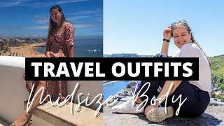 Travel Outfits amp Essentials  Midsize Summer Fashion [upl. by Robins859]