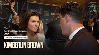 2024 Daytime Emmys Red Carpet Kimberlin Brown [upl. by Karalee420]