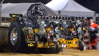 Tractor Pulling Unlimited modified tractors The Pullers Championship 2022 friday [upl. by Netsirt]