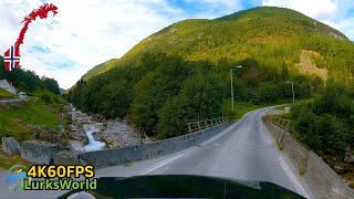 Driving in Norway  Lærdalsøyri to Vedahaugane  Aurlandsfjellet  4K60 [upl. by Aicrop862]