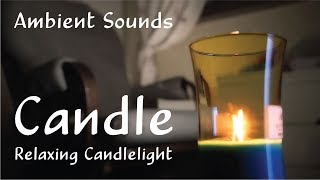 Relaxing Candle Sound  Ambient  woodwick crackle  1 HOUR [upl. by Younger]