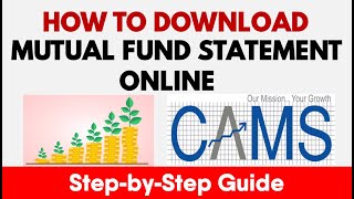 How to Download Mutual Fund Statement from Camsonline  Mutual Fund Statement [upl. by Danelle]