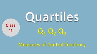 Quartiles  Solved Examples  For Discrete and Continuous data  Class 11 [upl. by Ardnuaek]