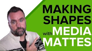 Make PictureinPicture Shapes wMedia Mattes Camtasia 2021 [upl. by Adnahcir]