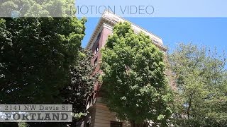 Oregon Real Estate Video Tour  2141 NW Davis St Portland [upl. by Ydak]