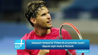 Gasquet remporte Thiem et un premier quart depuis sept mois à lEstoril [upl. by Reahard369]