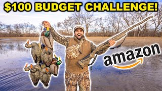 100 Budget AMAZON Duck Hunting CHALLENGE Catch Clean Cook [upl. by Domenech579]