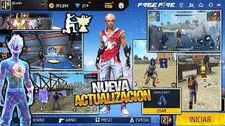 La NUEVA ACTUALIZACION de free fire y sus 20 NOVEDADES [upl. by Gnaig]