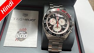 Tag Heuer Indy 500  Nikhil Reviews Watches in Hindi [upl. by Anaibib]