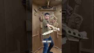 This Guy Makes Cool Cardboard Weapons [upl. by Lotson]