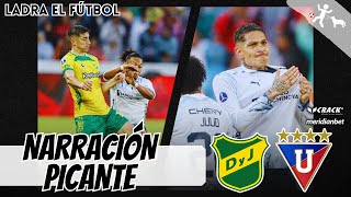 NARRACIÓN PICANTE ¡GRANDE ECUADOR  DEFENSA Y JUSTICIA VS LIGA DE QUITO  SEMIS COPA SUDAMERICANA [upl. by Greiner596]