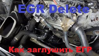 Как правильно механически заглушить EGR в моторе N47d20 в BMWDelete EGR [upl. by Assiran]