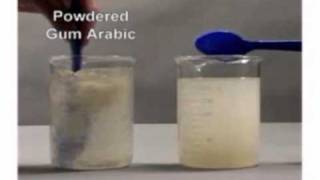 Powdered vs PreHydrated Gum Arabic [upl. by Nah]