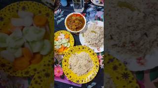 Hyderabadi bagara khana and kaddu mutton dalchasubscribe [upl. by Lechar]