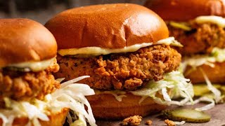 HKs Ultra Crispy Chicken Burger [upl. by Dincolo]