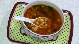 Barley amp Beans Soup Video Recipe Mid Winter Warming Soup by Bhavna [upl. by Arber]