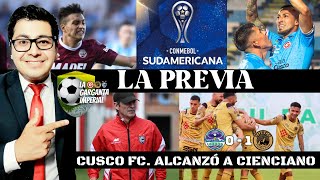 🔥 COPA SUDAMERICANA PREVIA LANUS VS GARCILASO  CUSCO FC SE PUSO A NIVEL DE CIENCIANO 🔥 [upl. by Barrington]