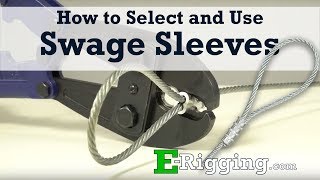 How to Select and Use Swage Sleeves  Installation Guide [upl. by Zeus231]