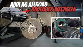 Audi A6 Allroad  Radlager wechseln II change wheel bearings [upl. by Edmunda]