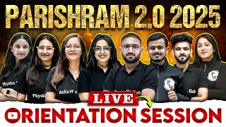 PARISHRAM 20 Batch for Class 12th Science 2025 Live Orientation Session 🎯  Guidance to Success [upl. by Ries]