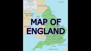 MAP OF ENGLAND [upl. by Baumbaugh]