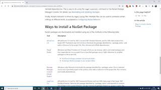 Use Nuget to install MySQL ConnectorNET on Visual Studio [upl. by Arfihs538]