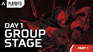 ALGS Year 4 Split 2 Playoffs  Day 1 Group Stage Part One  Apex Legends [upl. by Longan]