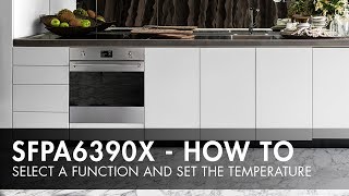 SFPA6390X How to select a function and set the temperature [upl. by Havstad816]