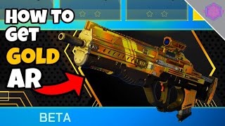 Splitgate How To Get Gold Camo On The AR  Splitgate Gold Camo Grind [upl. by Leirbma351]