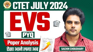 CTET EVS PYQ Paper Analysis by Sachin choudhary live 8pm [upl. by Grassi]