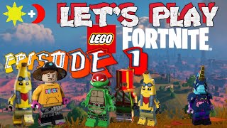 LEGO FORTNITE LETS PLAY EPISODE 1 [upl. by Nade39]