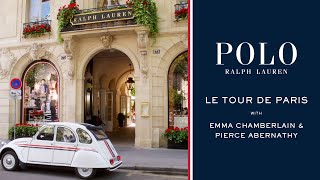 RALPH LAUREN  Polo Ralph Lauren  Le Tour De Paris With Emma Chamberlain and Pierce Abernathy [upl. by Apfel]